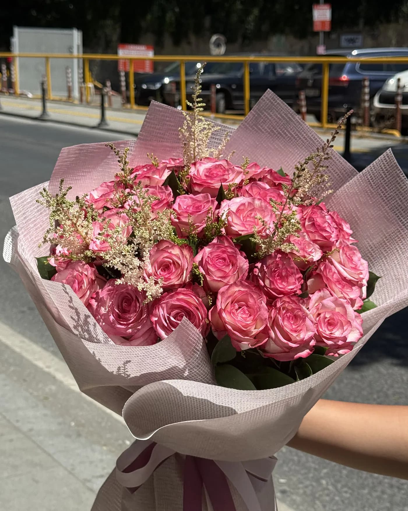 Mercan Gül & Astilbe