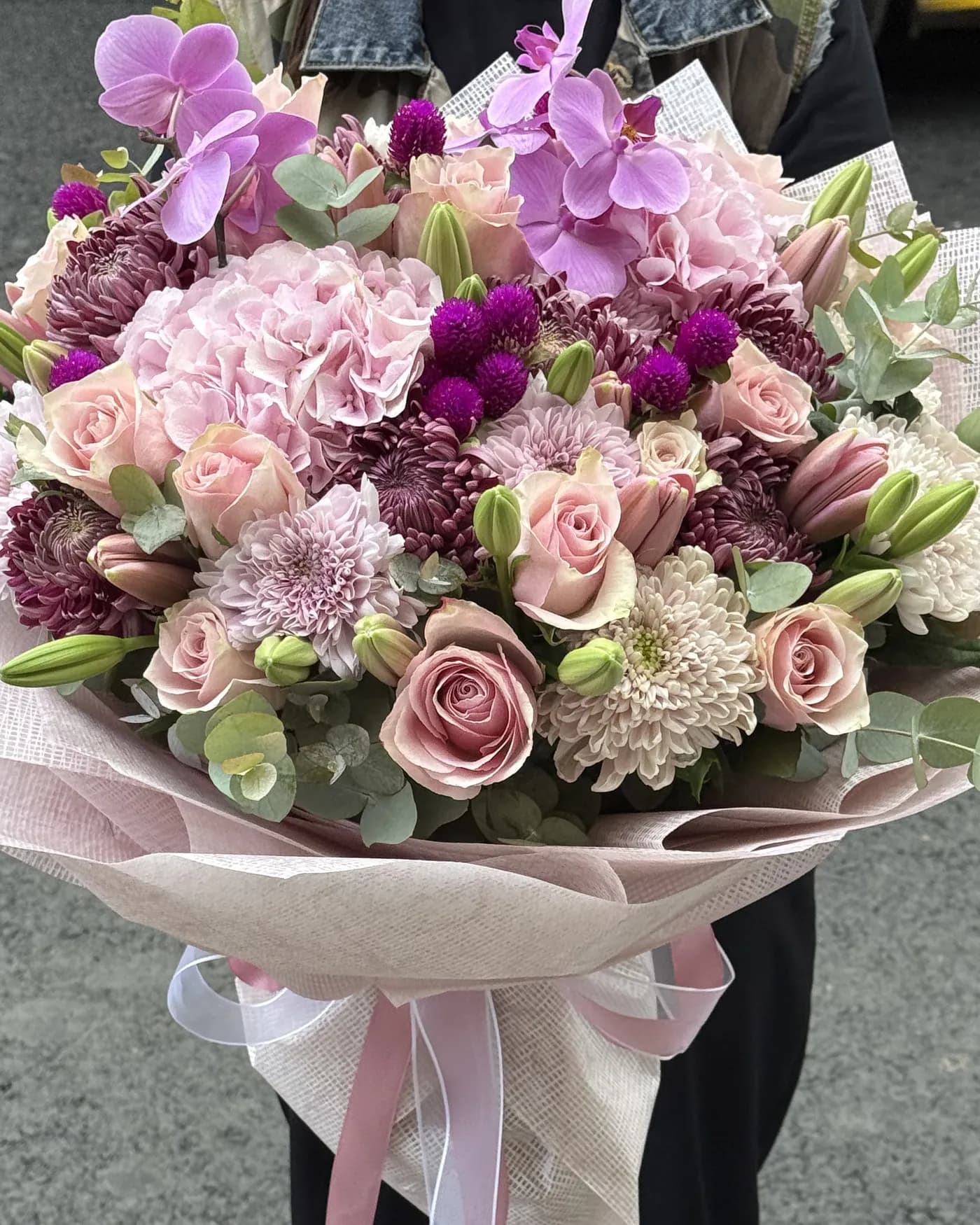 Orchid & Blush Roses 3