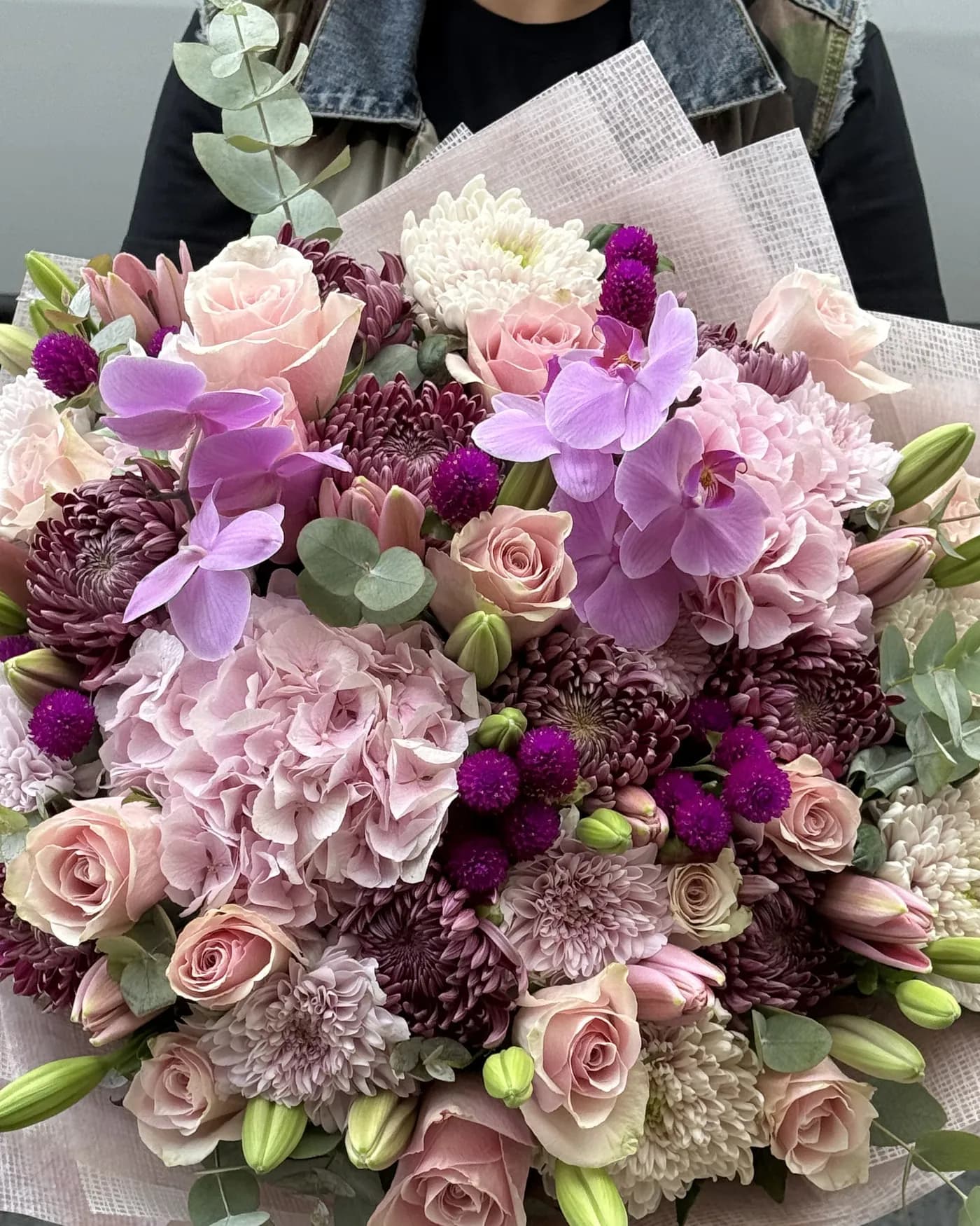 Orchid & Blush Roses 4
